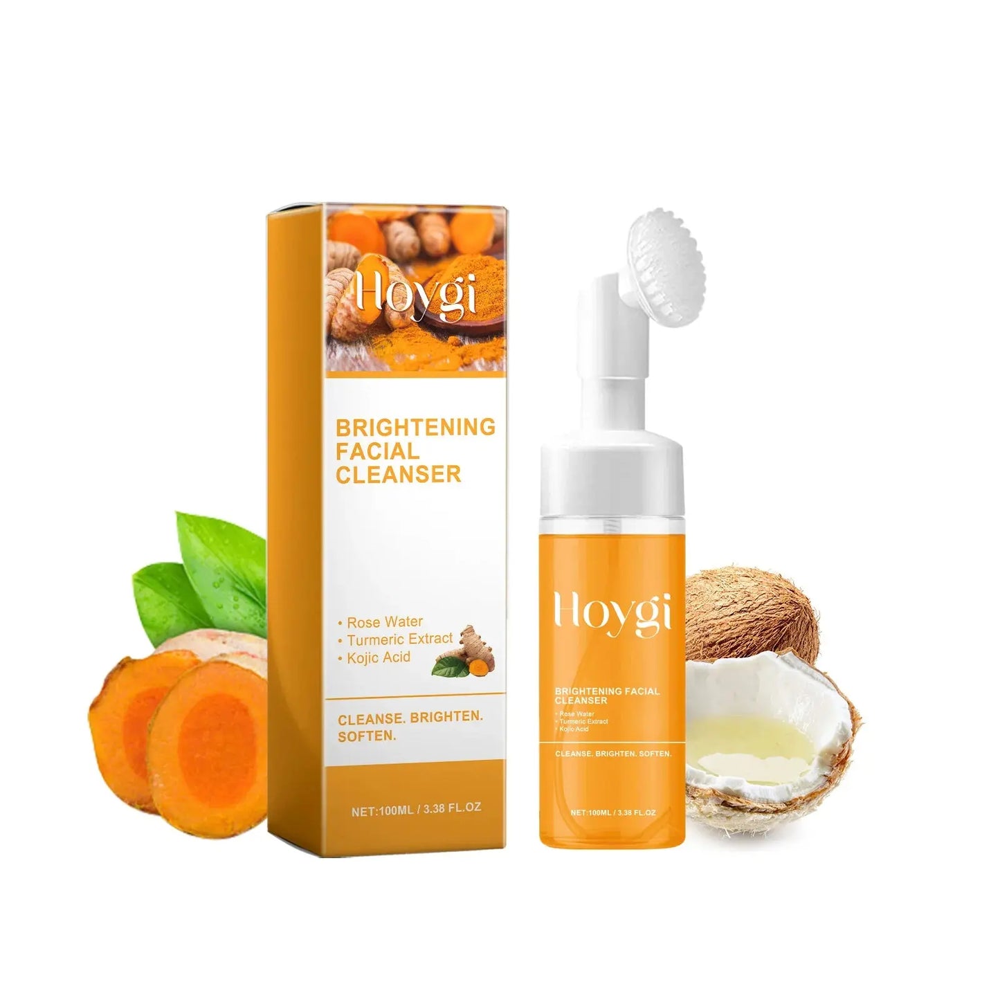 Turmeric Cleanser Dark Spot Remover Oil Control Facial Exfoliating Moisturizing Brightening Skin Care Kojic Acid Cleansing Pads upscaleclicks
