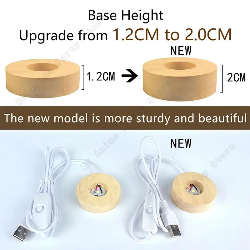 Unique 3D Crystal Ball Night Light Led Lamp Bedside Table Glowing Galaxy Lamp Saturn Planets Moon Children Birthday Gift Toy 5cm upscaleclicks