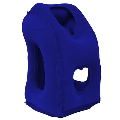 Upgraded Inflatable Air Cushion Travel Pillow Headrest Chin Support Cushions for Airplane Plane Car Office Rest Neck Nap Pillows upscaleclicks