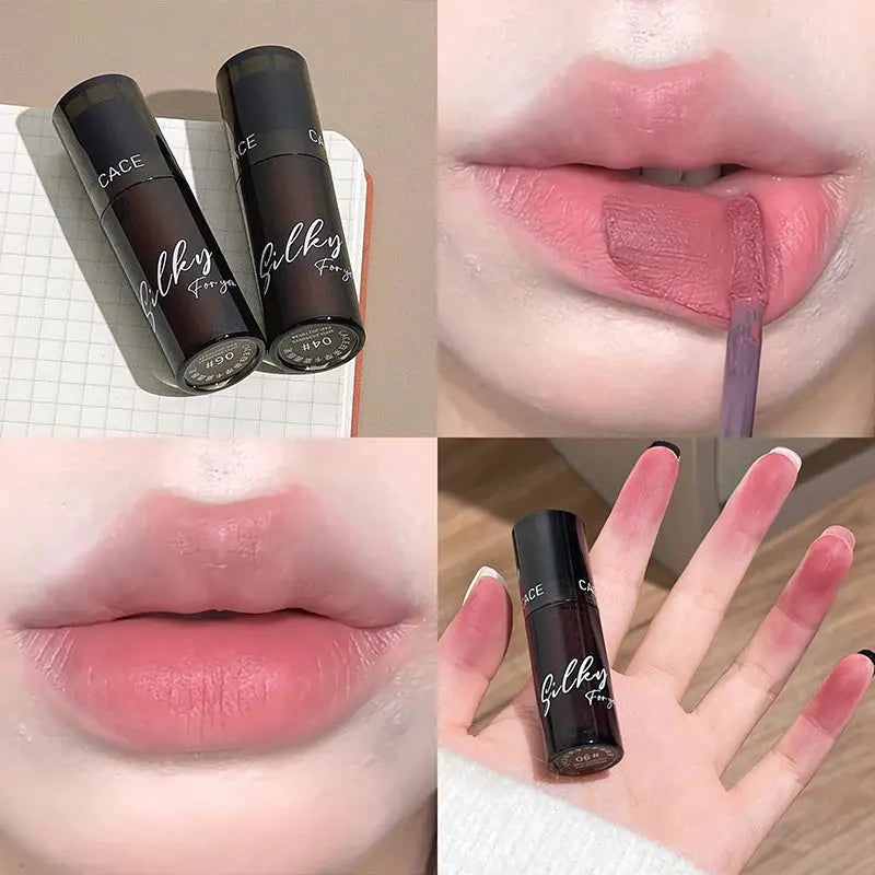 Velvet Matte Lip Mud Waterproof Nude Lip Gloss Long Lasting Mist Lip Clay Glaze Red Lip Tint Sexy Women Makeup Korean Cosmetics upscaleclicks