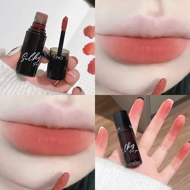 Velvet Matte Lip Mud Waterproof Nude Lip Gloss Long Lasting Mist Lip Clay Glaze Red Lip Tint Sexy Women Makeup Korean Cosmetics upscaleclicks