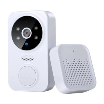 WiFi Video Doorbell Smart Home Door Bell Night Vision Wireless Visual Intercom Doorbell Two-Way Audio Visual Doorbell Monitoring upscaleclicks