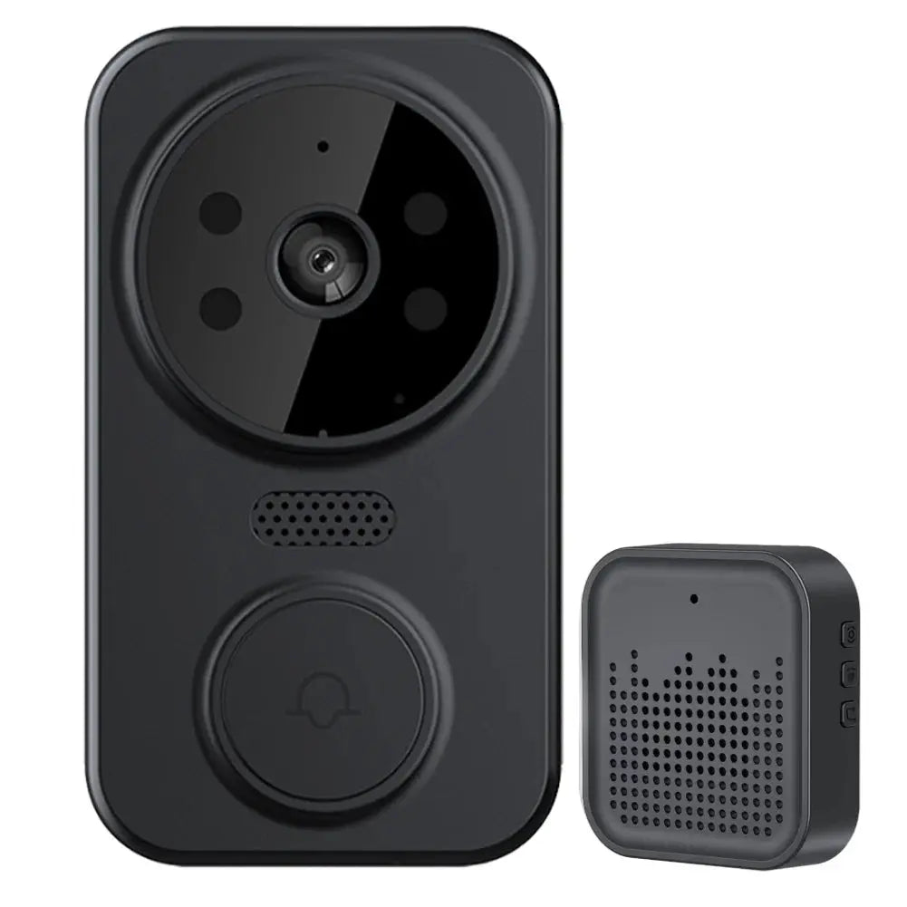 WiFi Video Doorbell Smart Home Door Bell Night Vision Wireless Visual Intercom Doorbell Two-Way Audio Visual Doorbell Monitoring upscaleclicks
