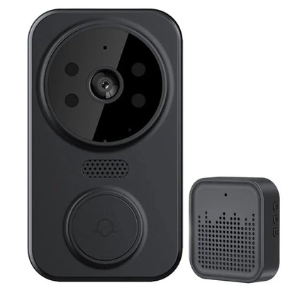 WiFi Video Doorbell Smart Home Door Bell Night Vision Wireless Visual Intercom Doorbell Two-Way Audio Visual Doorbell Monitoring upscaleclicks