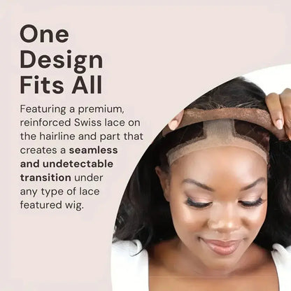 Women Lace Wig Adjustable Grip Cap Wig Caps for Non Slip with Ear-Cutouts Adjustable Velcro Headband,Gift of bandage and brushe upscaleclicks