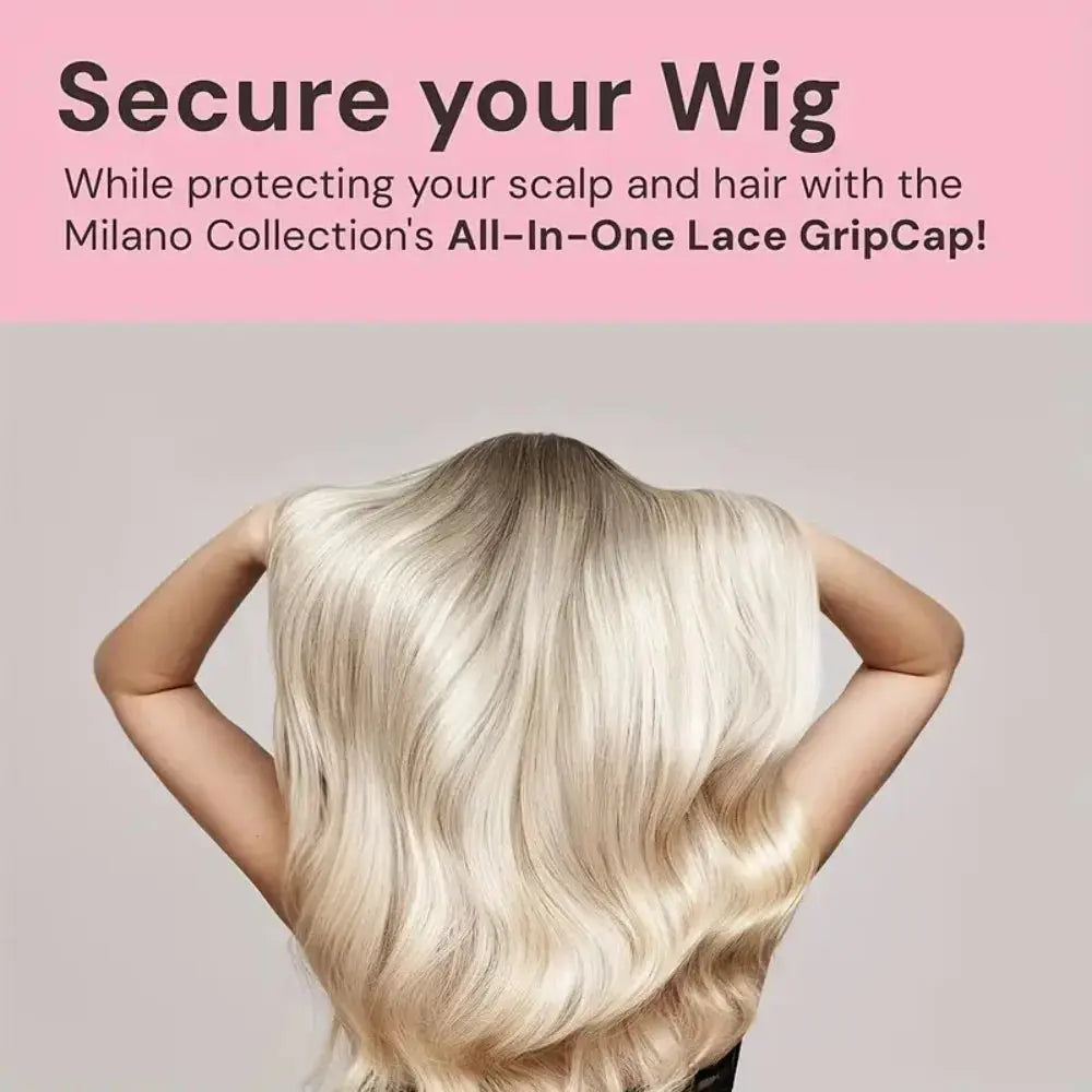 Women Lace Wig Adjustable Grip Cap Wig Caps for Non Slip with Ear-Cutouts Adjustable Velcro Headband,Gift of bandage and brushe upscaleclicks