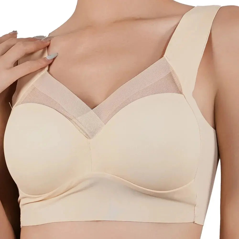 Women Push Up Bra Sexy Bras Sports Brassiere Lace Splicing Pespective Bralette V Neck Intimates Lingerie Large Size Fitness Vest upscaleclicks