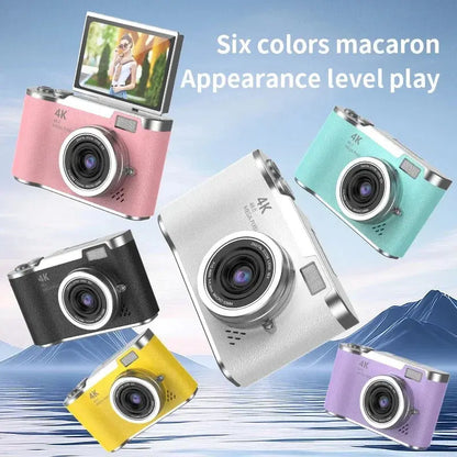 Xiaomi 4k CCD 8X Digital Zoom Student Digital Camera 48MP Portable Digital Photography Camera 180° Flip Screen Selfie Camera upscaleclicks