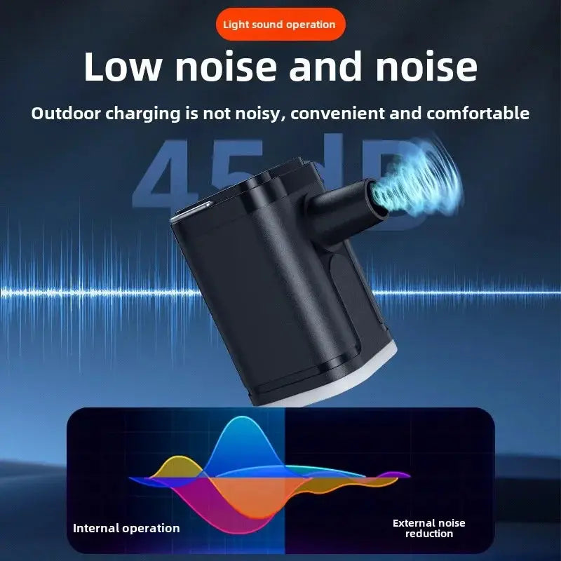 YIJU Wireless Inflation Pump Portable Outdoor Mini Air Compressor Air Cushion Bed Swim ring Multi function Air Pump upscaleclicks