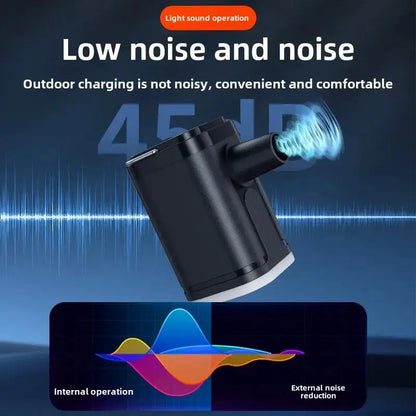 YIJU Wireless Inflation Pump Portable Outdoor Mini Air Compressor Air Cushion Bed Swim ring Multi function Air Pump upscaleclicks