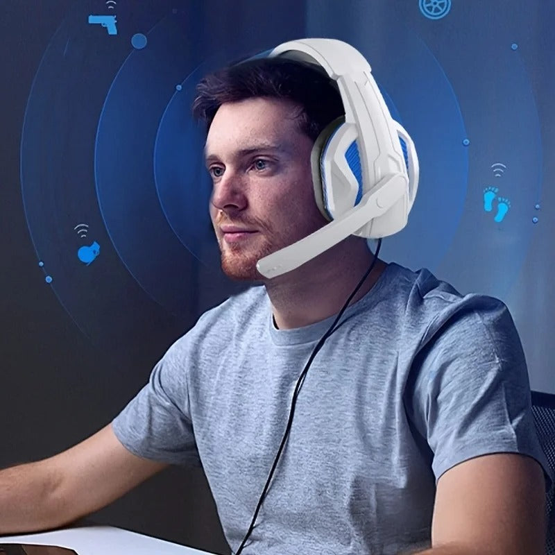 Over-the-Head Wired Headset with Noise Isolation - Lightweight