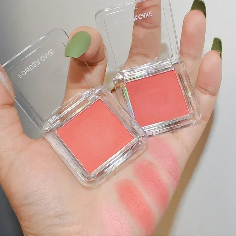 Face Blusher Matte Natural Cheek Tint Brighten Face Waterproof Face
