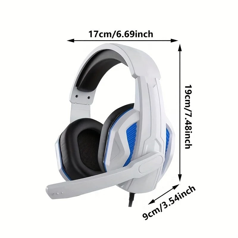 Over-the-Head Wired Headset with Noise Isolation - Lightweight