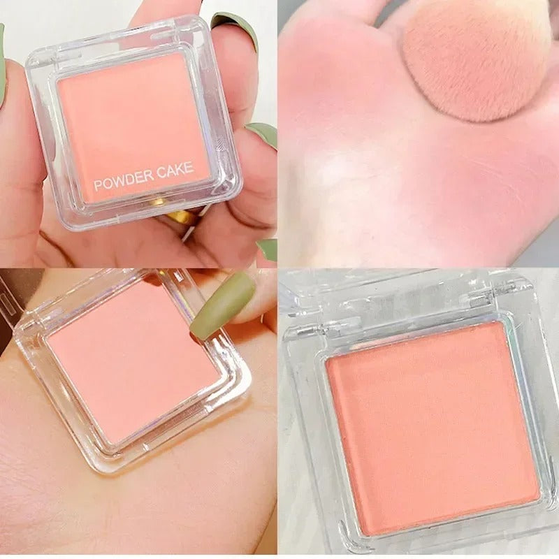 Face Blusher Matte Natural Cheek Tint Brighten Face Waterproof Face