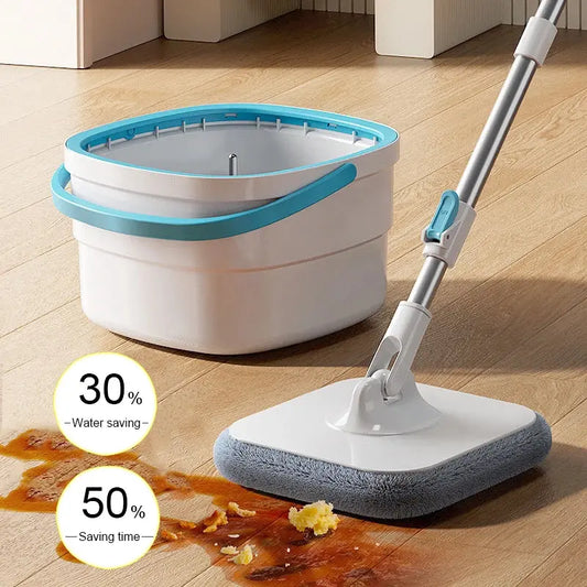 mops floor cleaning tools easy to drain Squeeze mop Household cleaning 360° spin home Floor mop cleaning brooms utensils house upscaleclicks