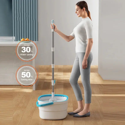 mops floor cleaning tools easy to drain Squeeze mop Household cleaning 360° spin home Floor mop cleaning brooms utensils house upscaleclicks