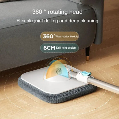 mops floor cleaning tools easy to drain Squeeze mop Household cleaning 360° spin home Floor mop cleaning brooms utensils house upscaleclicks